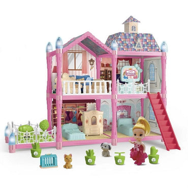 Villa Role Play Set | 112 Pcs House Build Toy
